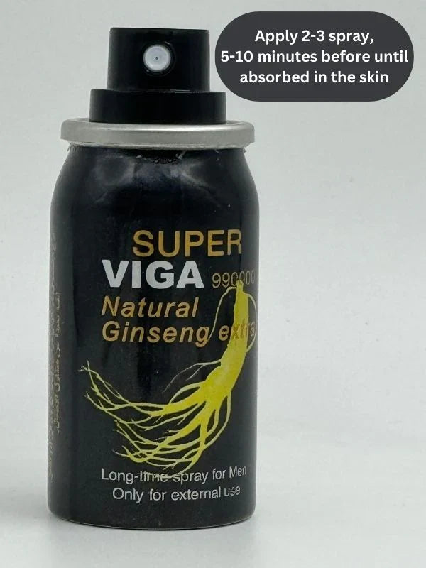 SUPER VIGA 990000 DELAY SPRAY - GINSENG WITH VITAMIN E